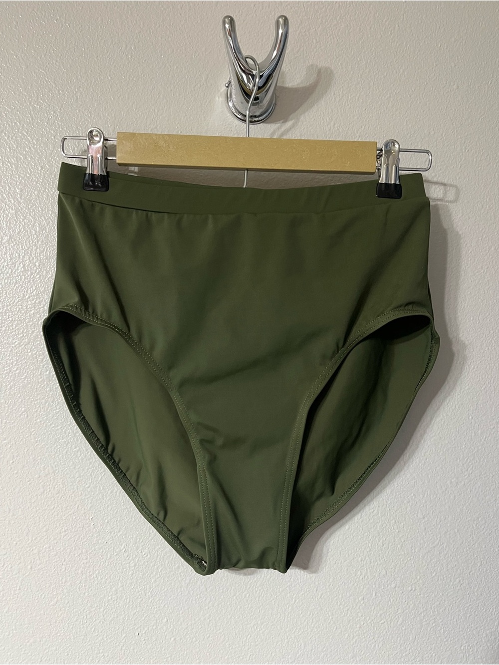 balera Olive Green High Waist Swim Bottoms